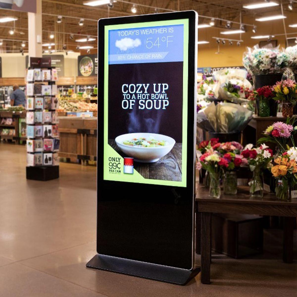 In-store connect kiosk display In-store connect kiosk display